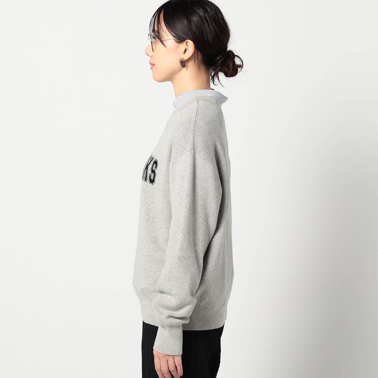 前後2WAY コットンカシミヤ ロゴニット | NICOLE | 詳細画像7 