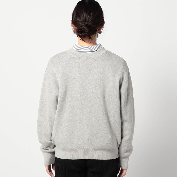 前後2WAY コットンカシミヤ ロゴニット | NICOLE | 詳細画像8 