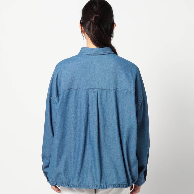 【BROOKLYN OVERALL 】ドロスト仕様 ブルゾンライクシャツ | NICOLE | 詳細画像6 