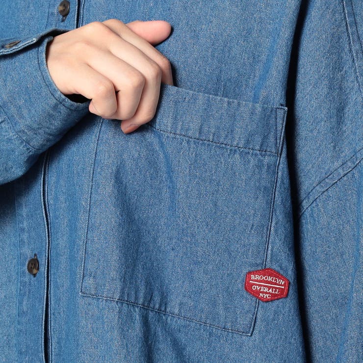 【BROOKLYN OVERALL 】ドロスト仕様 ブルゾンライクシャツ | NICOLE | 詳細画像8 