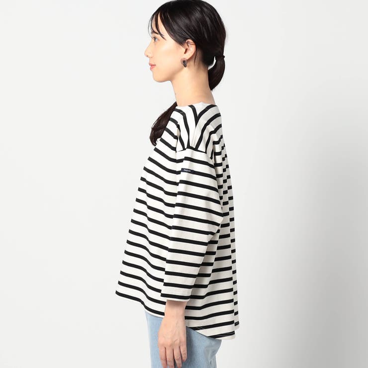 tシャツ 「日本製」デラヴェ長袖Tシャツ　ボーダーシーズンカラー レディース 日本製】デラヴェ長袖Tシャツ ボーダーシーズンカラー[品番