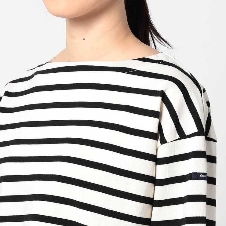tシャツ 「日本製」デラヴェ長袖Tシャツ　ボーダーシーズンカラー レディース 日本製】デラヴェ長袖Tシャツ ボーダーシーズンカラー[品番
