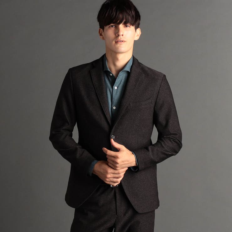 ヘリンボンストレッチ セットアップジャケット | NICOLE | 詳細画像10 