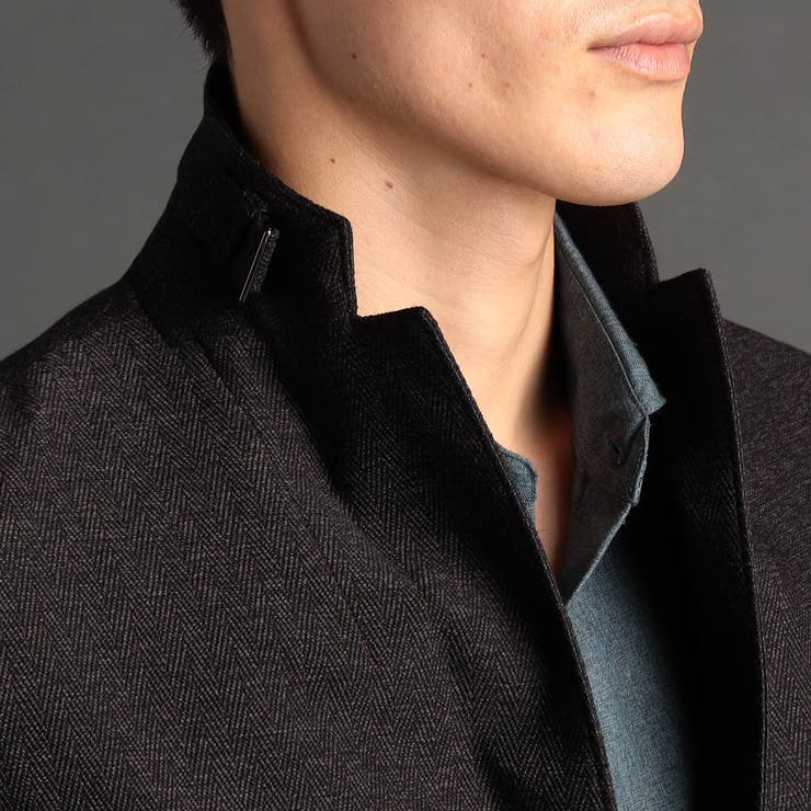 ヘリンボンストレッチ セットアップジャケット | NICOLE | 詳細画像14 