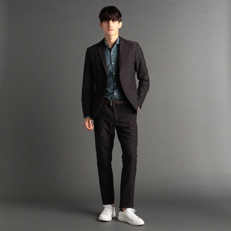 ヘリンボンストレッチ セットアップジャケット | NICOLE | 詳細画像4 