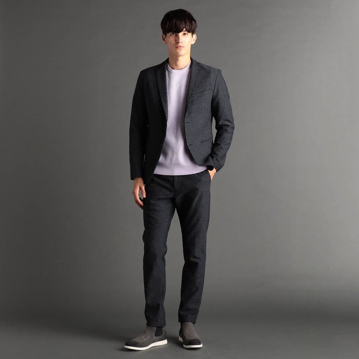 ヘリンボンストレッチ セットアップジャケット | NICOLE | 詳細画像6 