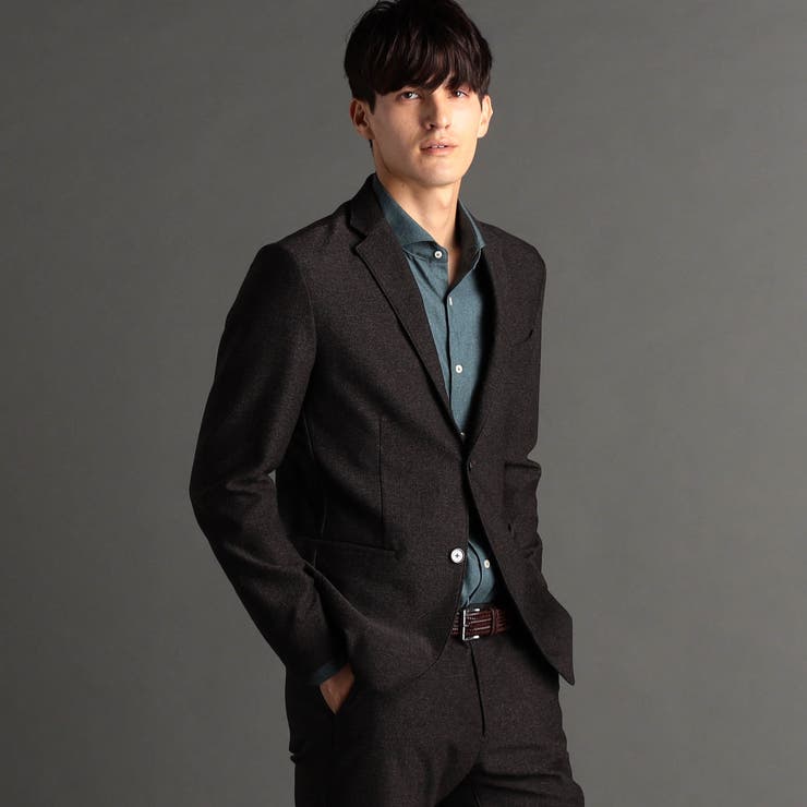 ヘリンボンストレッチ セットアップジャケット | NICOLE | 詳細画像8 