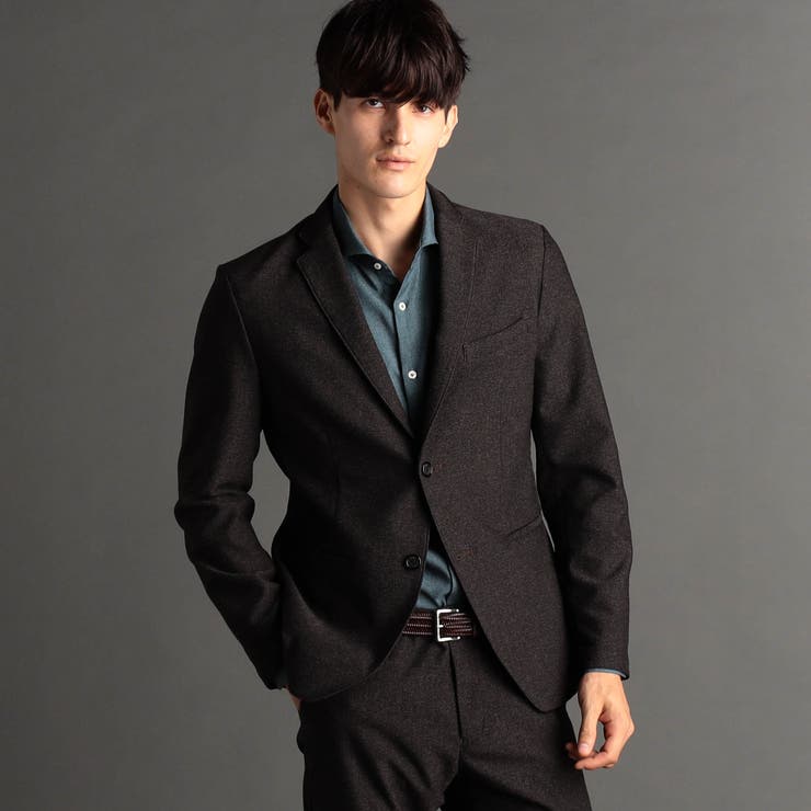 ヘリンボンストレッチ セットアップジャケット | NICOLE | 詳細画像9 