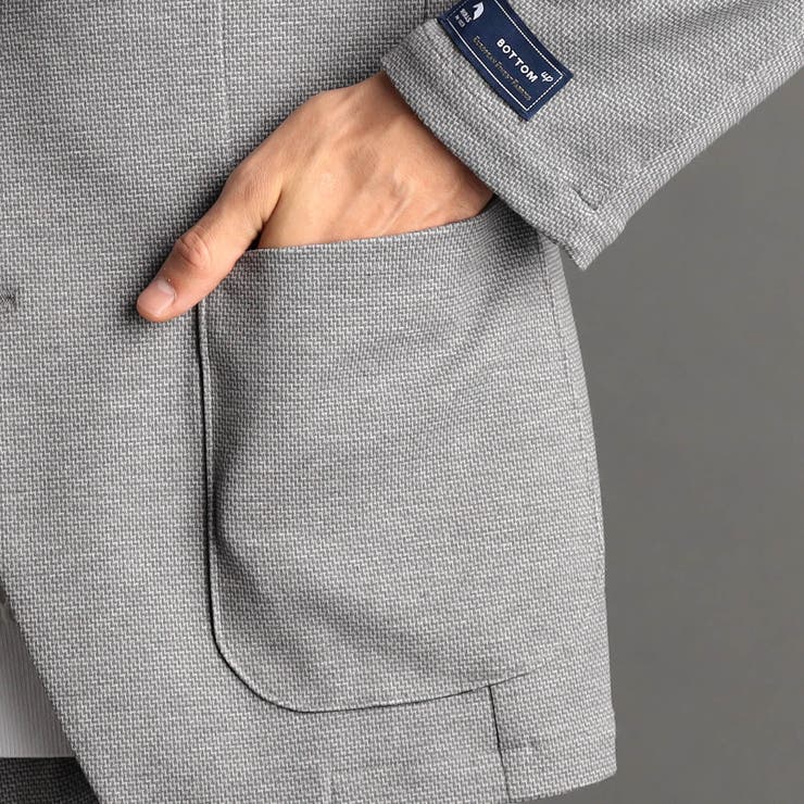 ジオメトリックジャージ セットアップジャケット | NICOLE | 詳細画像14 