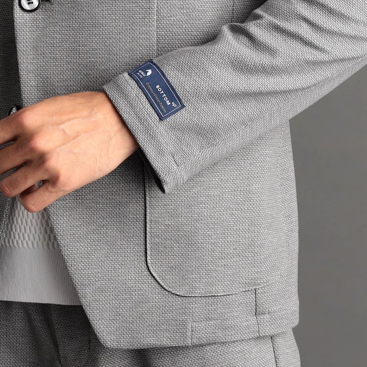 ジオメトリックジャージ セットアップジャケット | NICOLE | 詳細画像15 