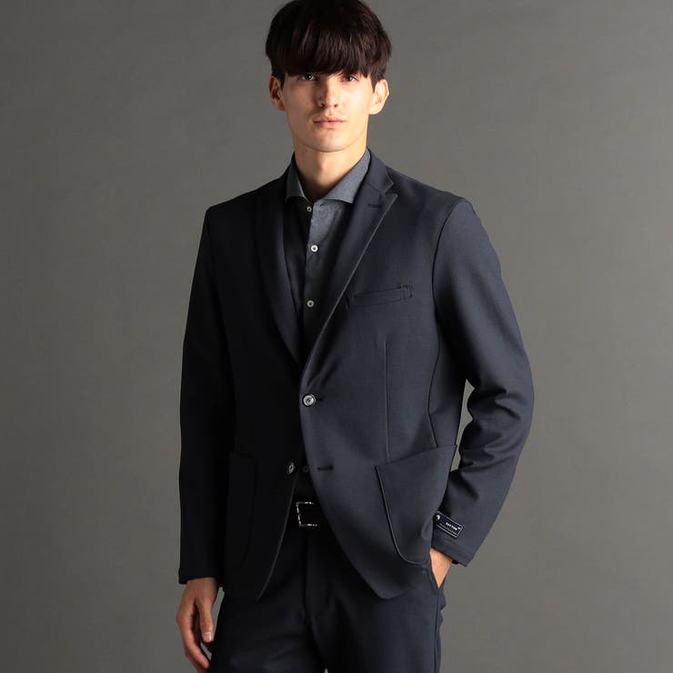 ジオメトリックジャージ セットアップジャケット | NICOLE | 詳細画像7 