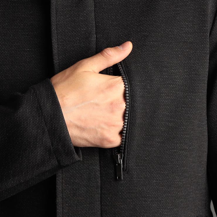 ジオメトリックジャージ ドライバーズジャケット | NICOLE | 詳細画像10 