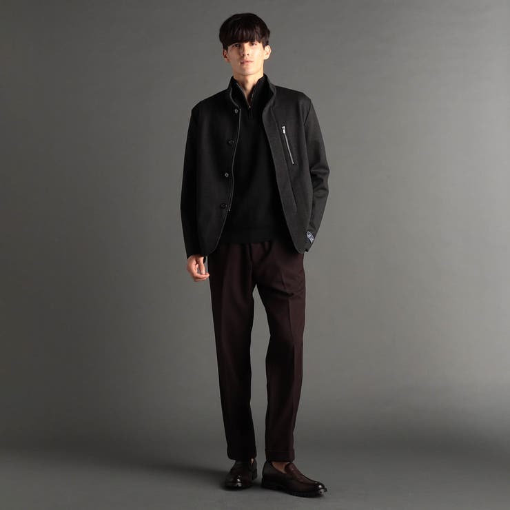 ジオメトリックジャージ ドライバーズジャケット | NICOLE | 詳細画像2 