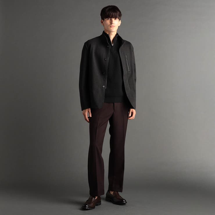 ジオメトリックジャージ ドライバーズジャケット | NICOLE | 詳細画像3 