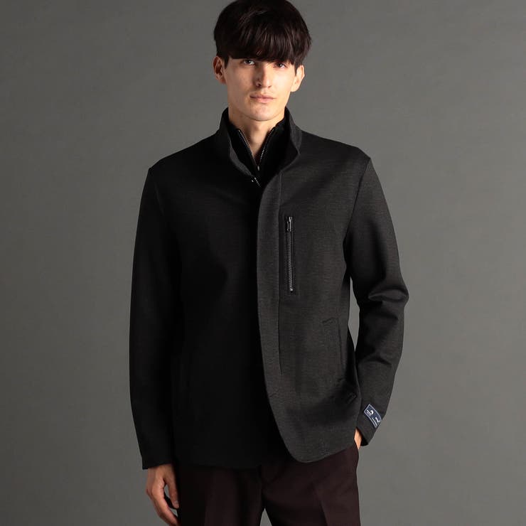 ジオメトリックジャージ ドライバーズジャケット | NICOLE | 詳細画像6 