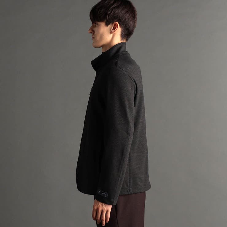 ジオメトリックジャージ ドライバーズジャケット | NICOLE | 詳細画像7 