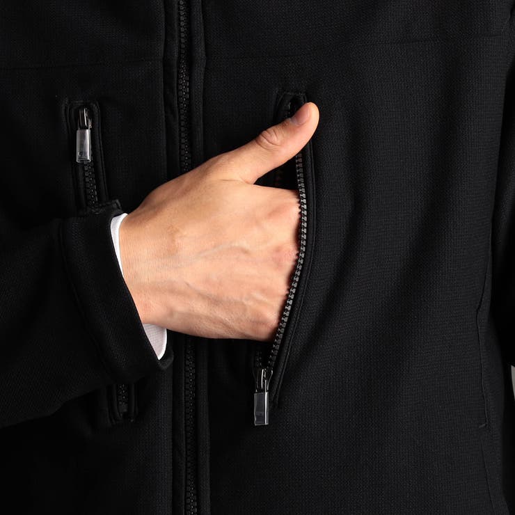 グラフィックハニカム ソフトシェルフーディ | NICOLE | 詳細画像13 