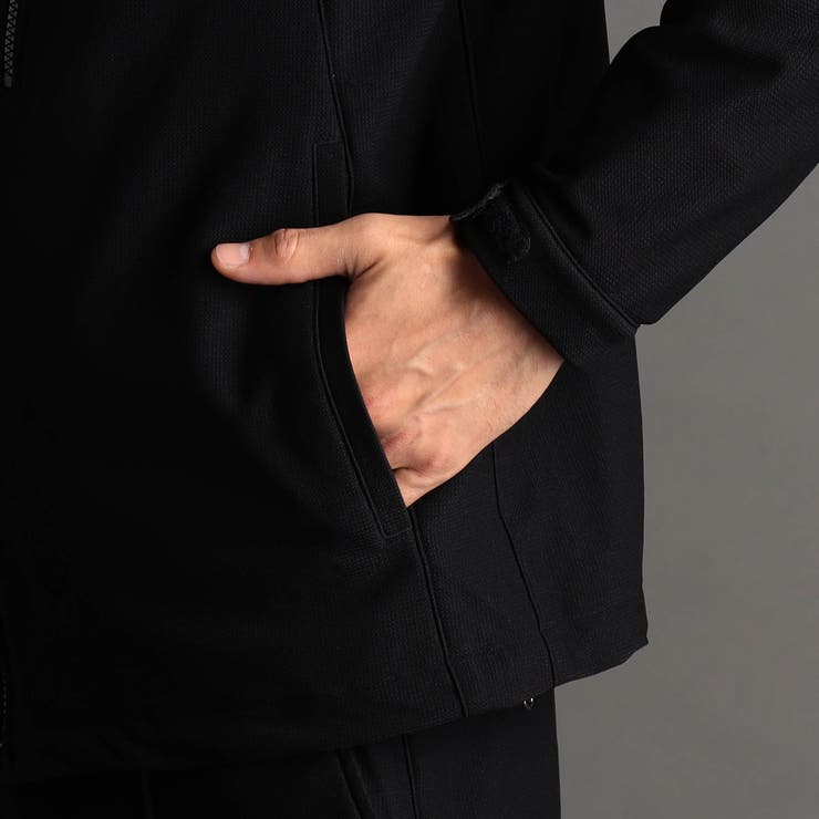 グラフィックハニカム ソフトシェルフーディ | NICOLE | 詳細画像14 