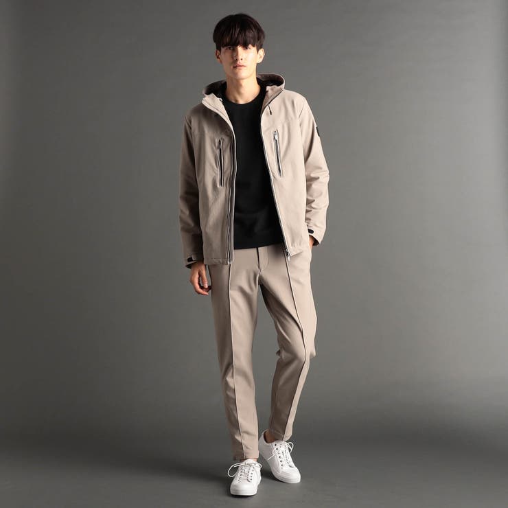 グラフィックハニカム ソフトシェルフーディ | NICOLE | 詳細画像2 