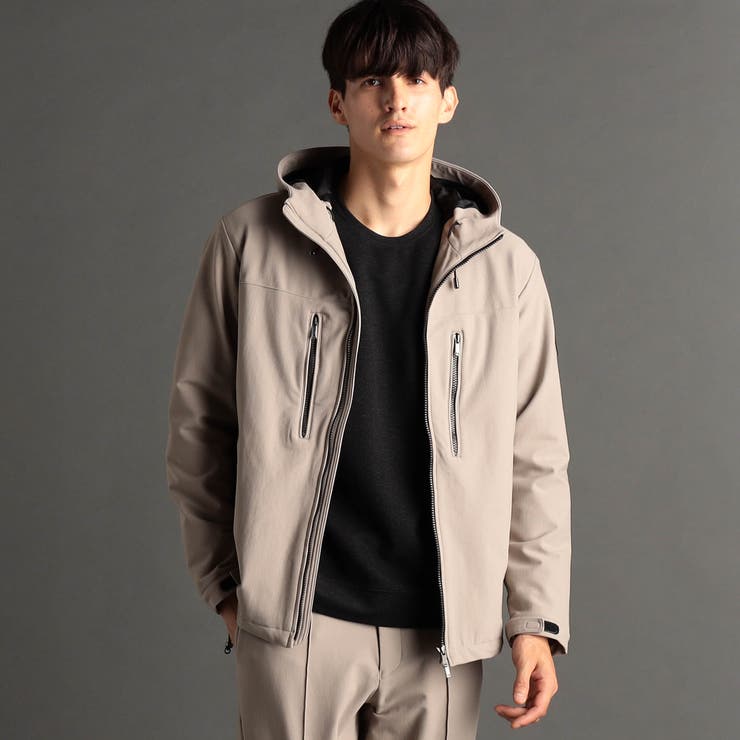 グラフィックハニカム ソフトシェルフーディ | NICOLE | 詳細画像4 