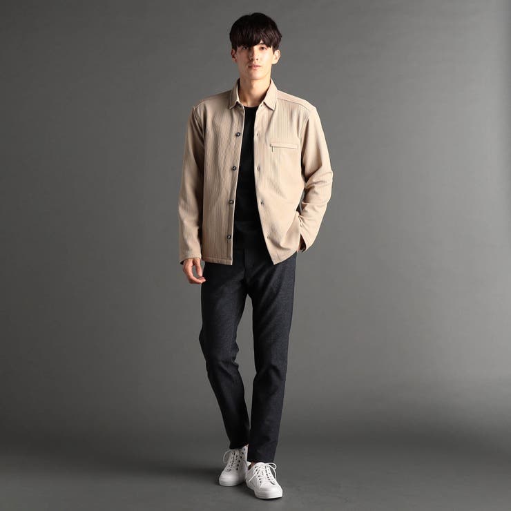 ヘリンボンストレッチ セットアップパンツ | NICOLE | 詳細画像4 