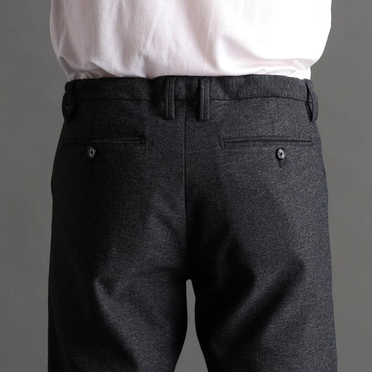 ヘリンボンストレッチ セットアップパンツ | NICOLE | 詳細画像9 