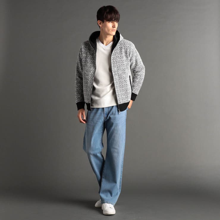 ツイードライク ニットフーディ | NICOLE | 詳細画像2 