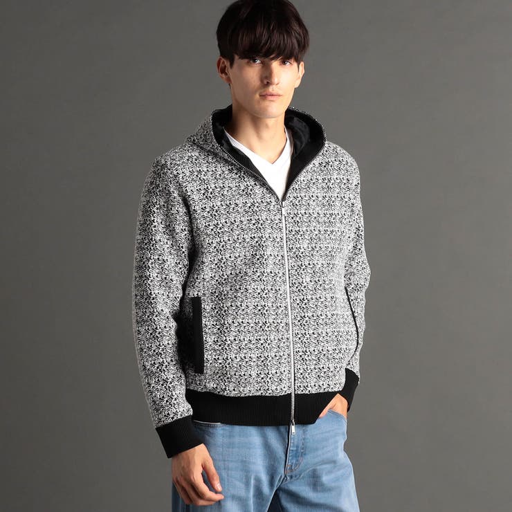 ツイードライク ニットフーディ | NICOLE | 詳細画像4 