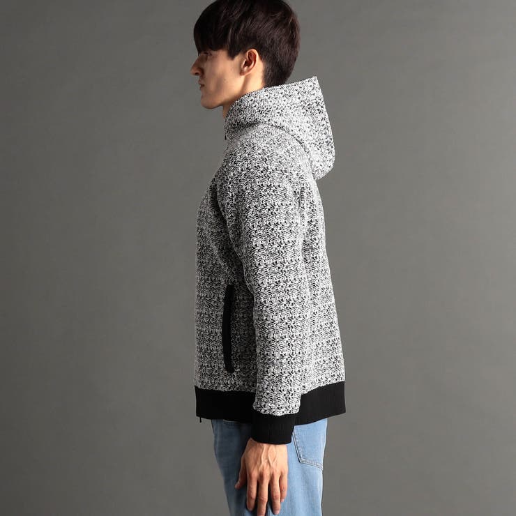 ツイードライク ニットフーディ | NICOLE | 詳細画像5 