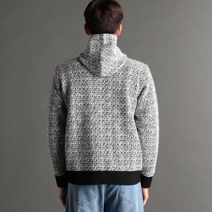 ツイードライク ニットフーディ | NICOLE | 詳細画像6 