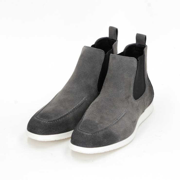 29グレー | スエードレザー サイドゴアスニーカー | NICOLE