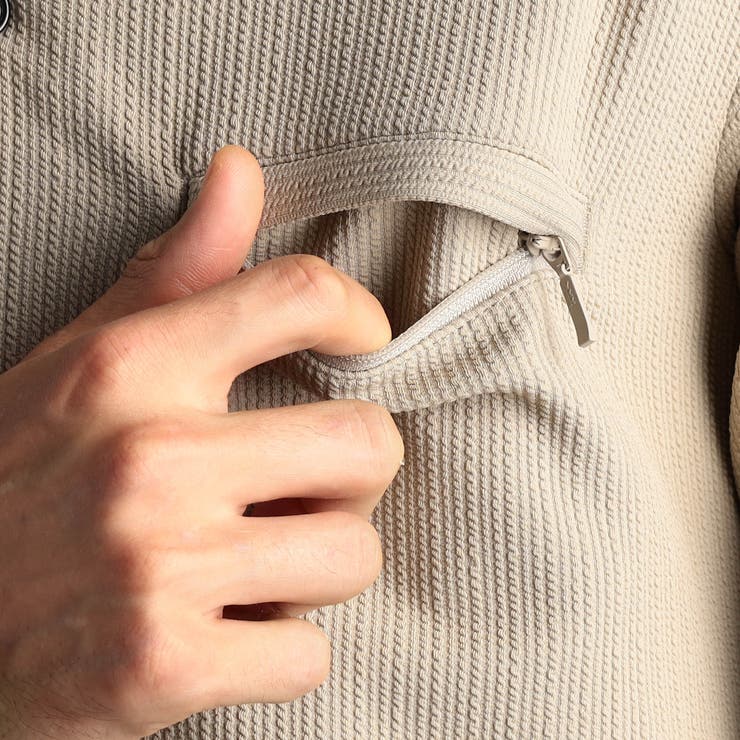 トリコットワッシャージャカード シャツアウター | NICOLE | 詳細画像8 