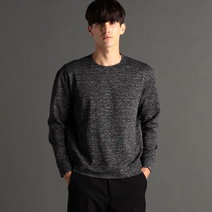 メランジボーダージャカード クルーネックプルオーバー | NICOLE | 詳細画像1 