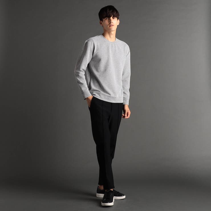 メランジボーダージャカード クルーネックプルオーバー | NICOLE | 詳細画像4 