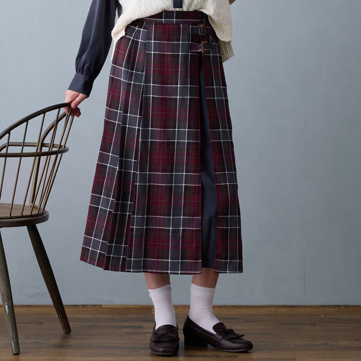 チェックプリーツセットスカート | NICOLE | 詳細画像1 