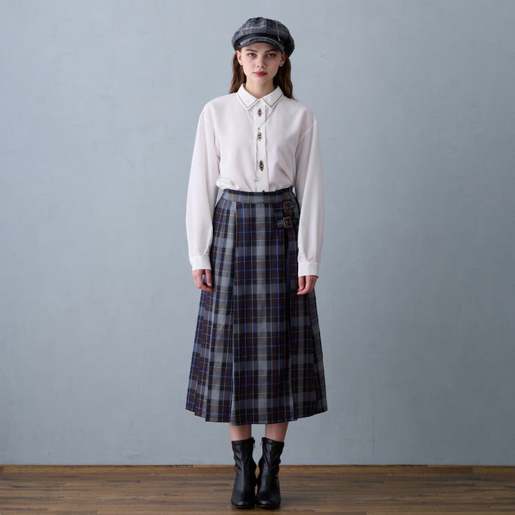 チェックプリーツセットスカート | NICOLE | 詳細画像8 