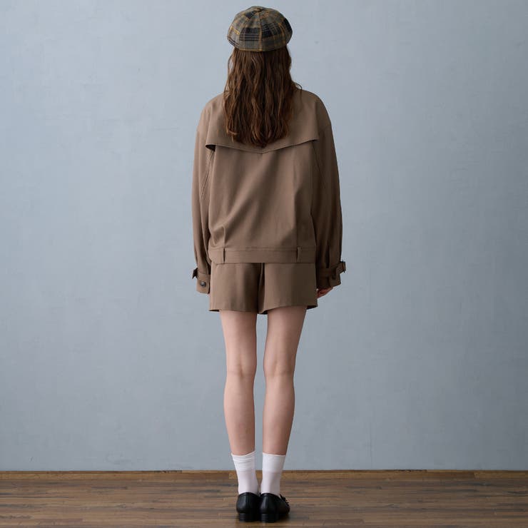 ブルゾン風トレンチジャケット | NICOLE | 詳細画像4 