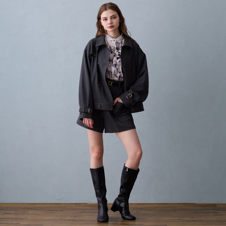 ブルゾン風トレンチジャケット | NICOLE | 詳細画像5 