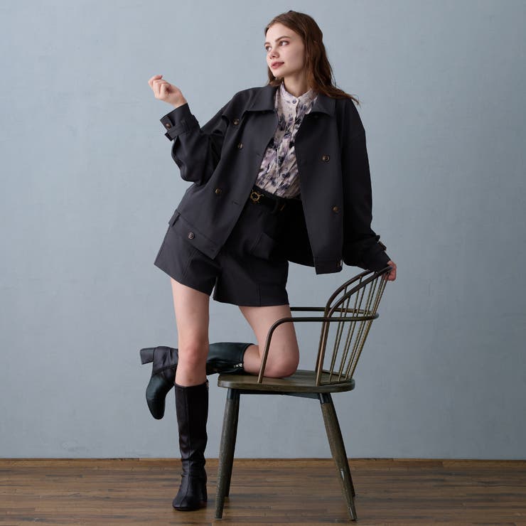 ブルゾン風トレンチジャケット | NICOLE | 詳細画像6 