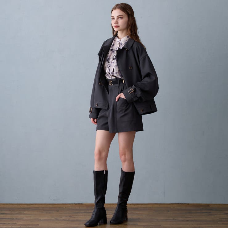 ブルゾン風トレンチジャケット | NICOLE | 詳細画像7 