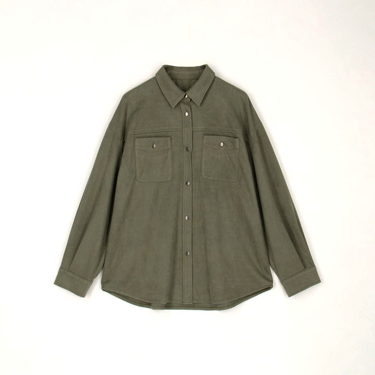 バック刺繍オーバーシャツ | NICOLE | 詳細画像12 