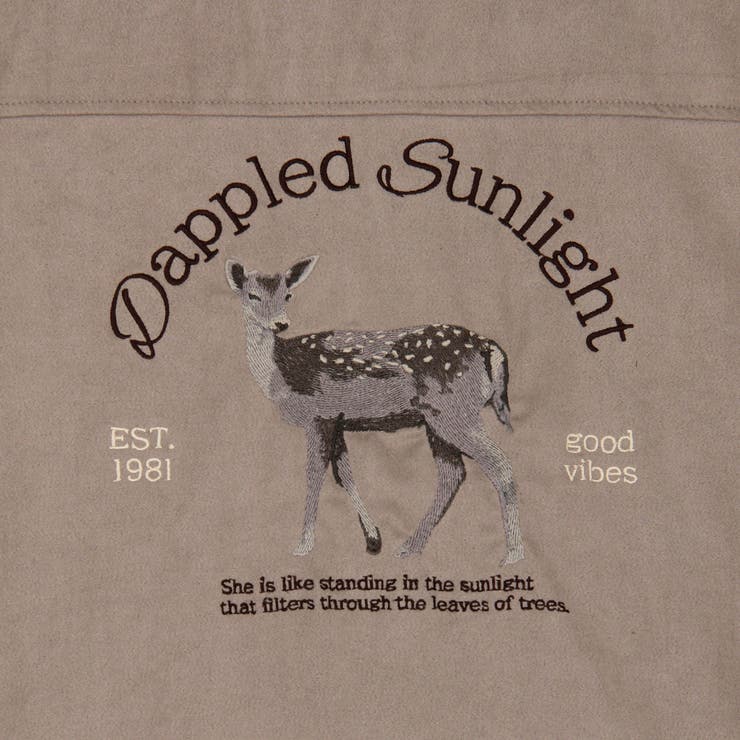 バック刺繍オーバーシャツ | NICOLE | 詳細画像17 