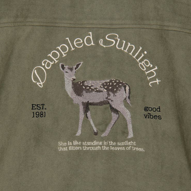 バック刺繍オーバーシャツ | NICOLE | 詳細画像19 