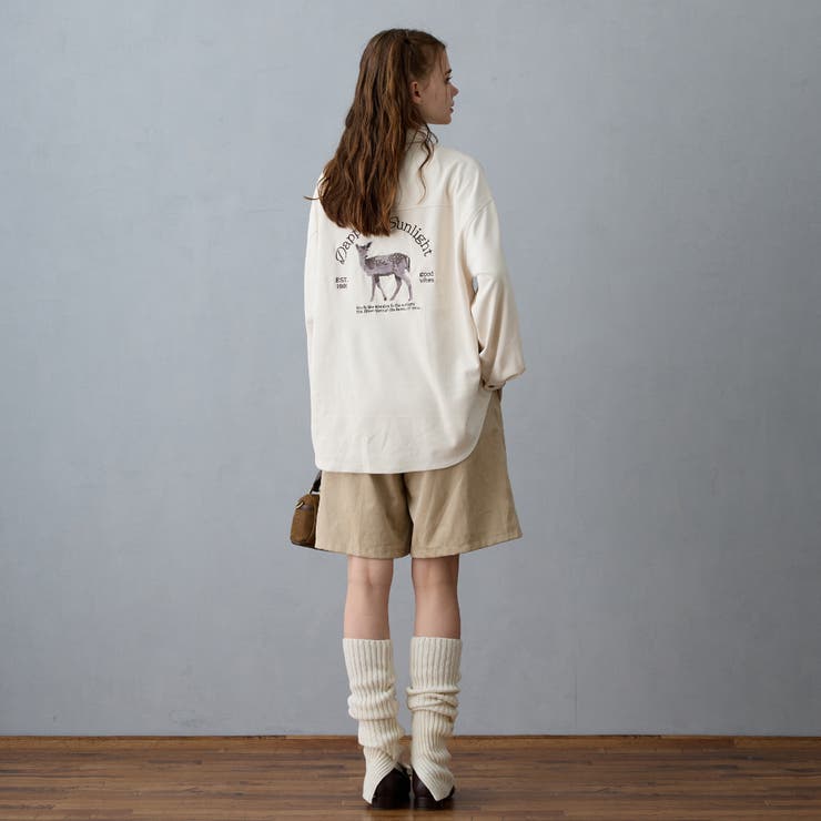 バック刺繍オーバーシャツ | NICOLE | 詳細画像7 