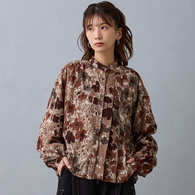 プリーツ柄ブラウス | NICOLE | 詳細画像1 