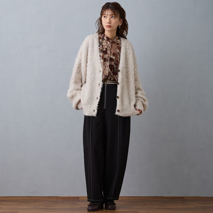 プリーツ柄ブラウス | NICOLE | 詳細画像7 