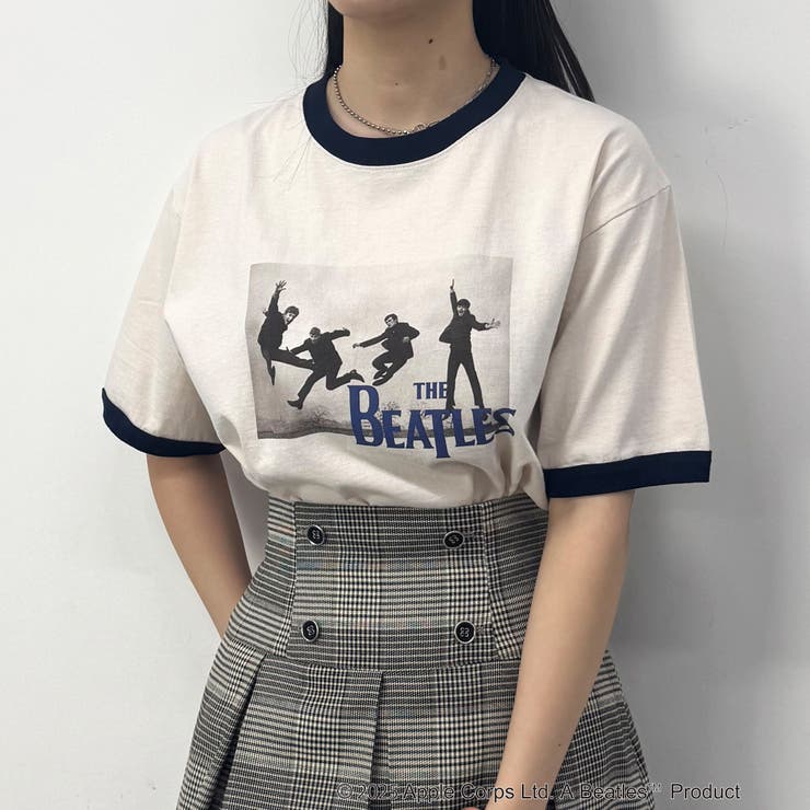 28オフホワイト | BeatlesツアープリントTシャツ | NICOLE