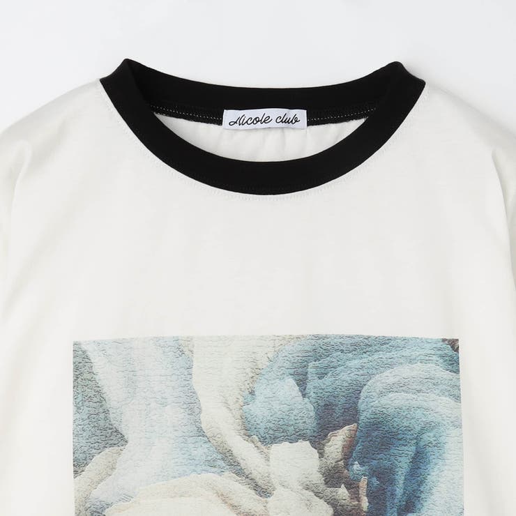 フォトプリントロングTシャツ | NICOLE | 詳細画像8 