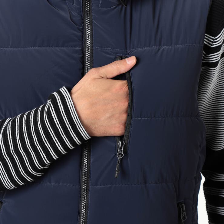 【NICOLE SPORTS】ロゴデザインパテッドベスト | NICOLE | 詳細画像10 