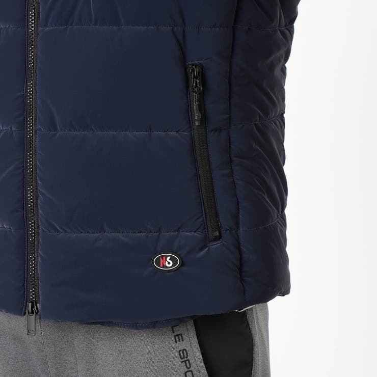 【NICOLE SPORTS】ロゴデザインパテッドベスト | NICOLE | 詳細画像12 